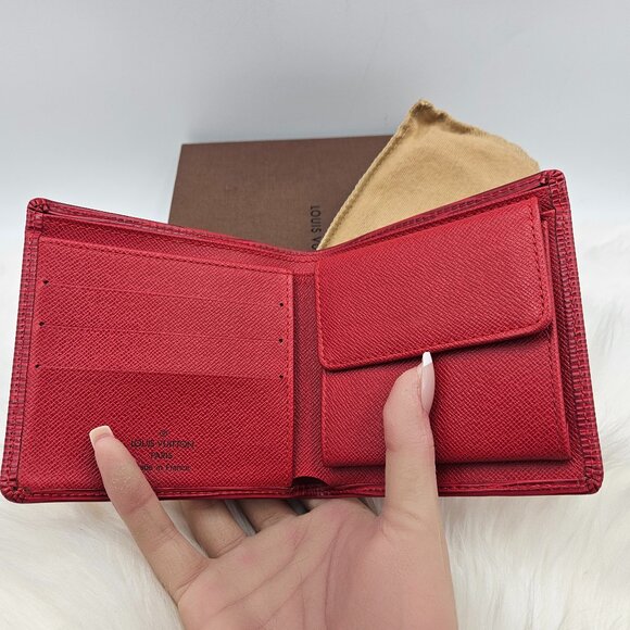 Louis Vuitton  Red Bifold Small Wallet - Picture 5 of 17